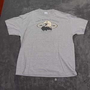 VTG Chilkat Bald Eagle Preserve Shirt Men XL Haines Alaska Graphic EMI Nature